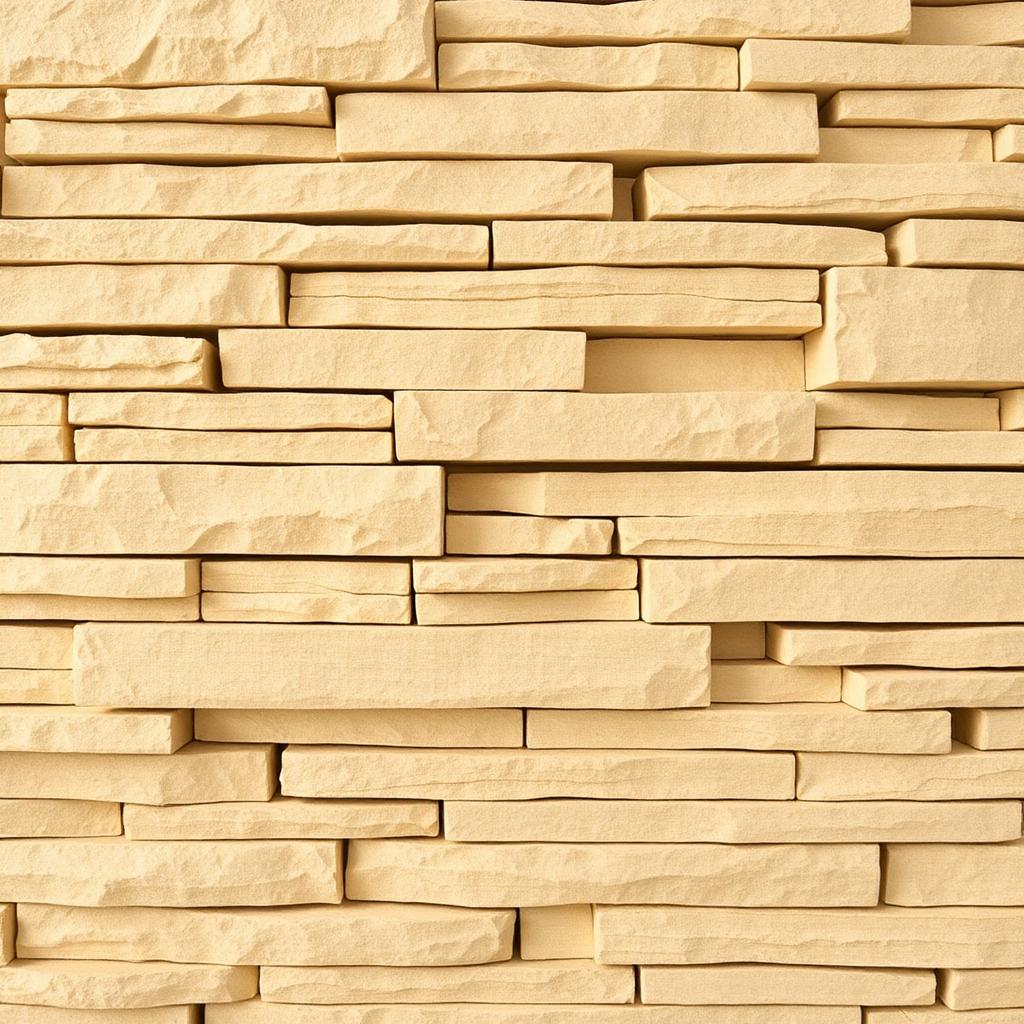 Stacked Stone PU panel texture